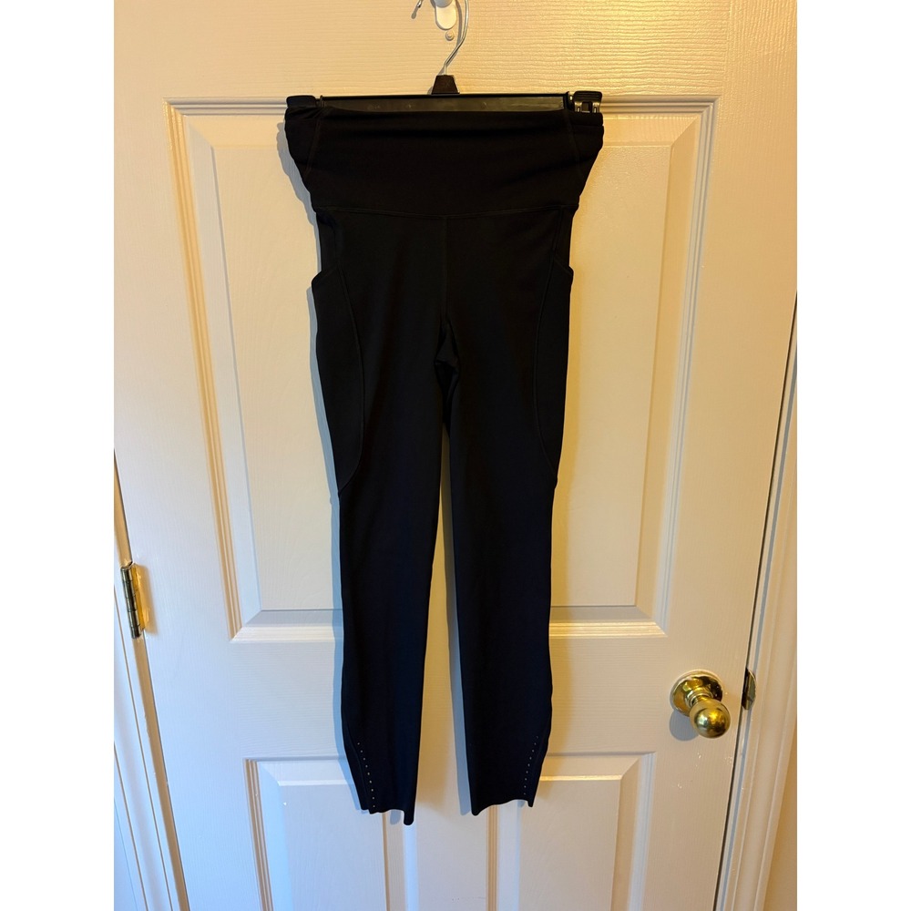 Lululemon Tight Stuff Tight II Black High Rise Running Leggings Womens Size 2